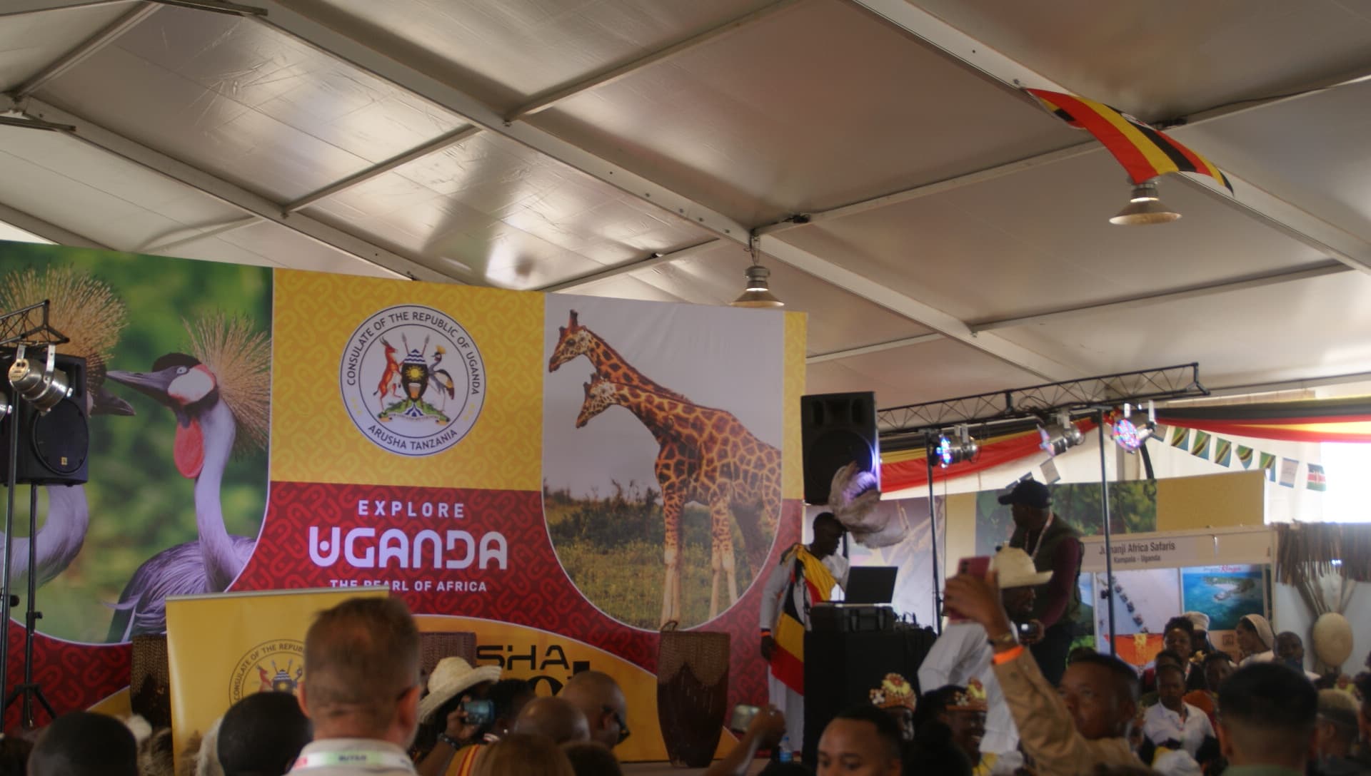 Magereza Grounds — elaborate exhibitor lodge replicas