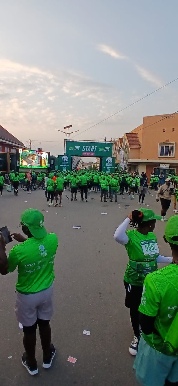 Waiting for the gun — 43 countries were represented on the start line